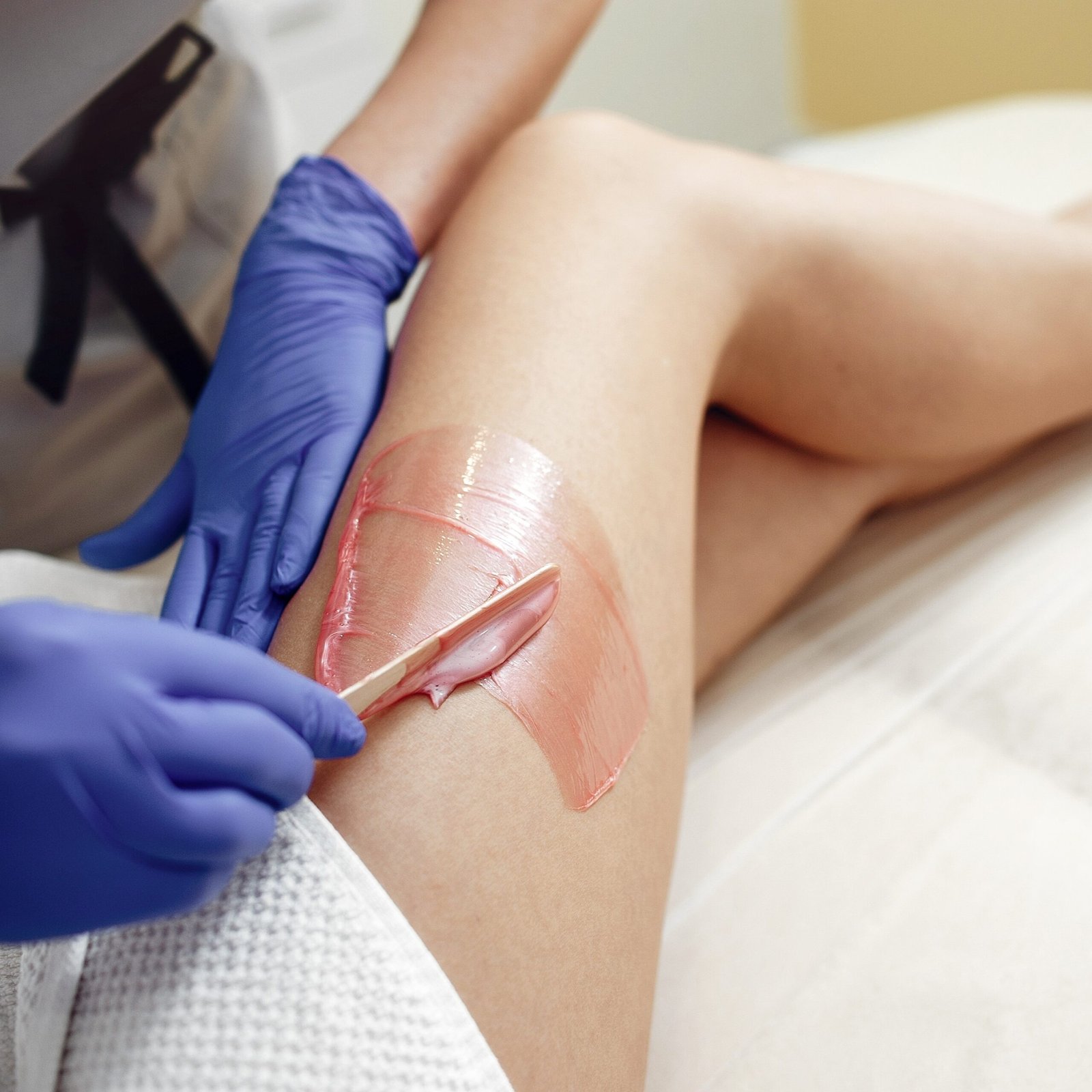 beautiful young girl in beauty salon